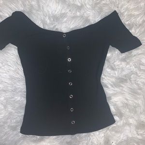 Forever 21 Back Off the Shoulder Women’s Crop Top